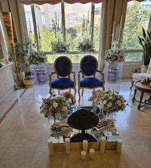 گل‌ آرایی مراسم عقد