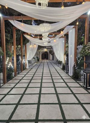 حریر آرایی ورودی مراسم